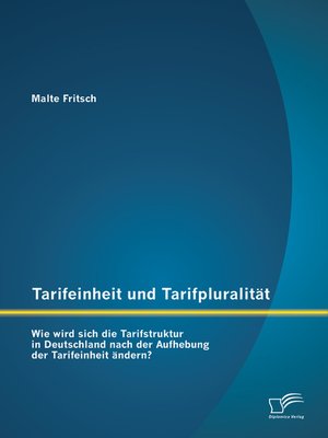 cover image of Tarifeinheit und Tarifpluralität